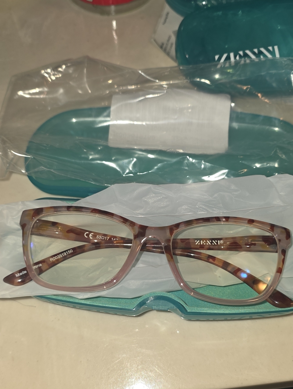 Pink Tortoiseshell Blue Light Blocking Women's Glasses